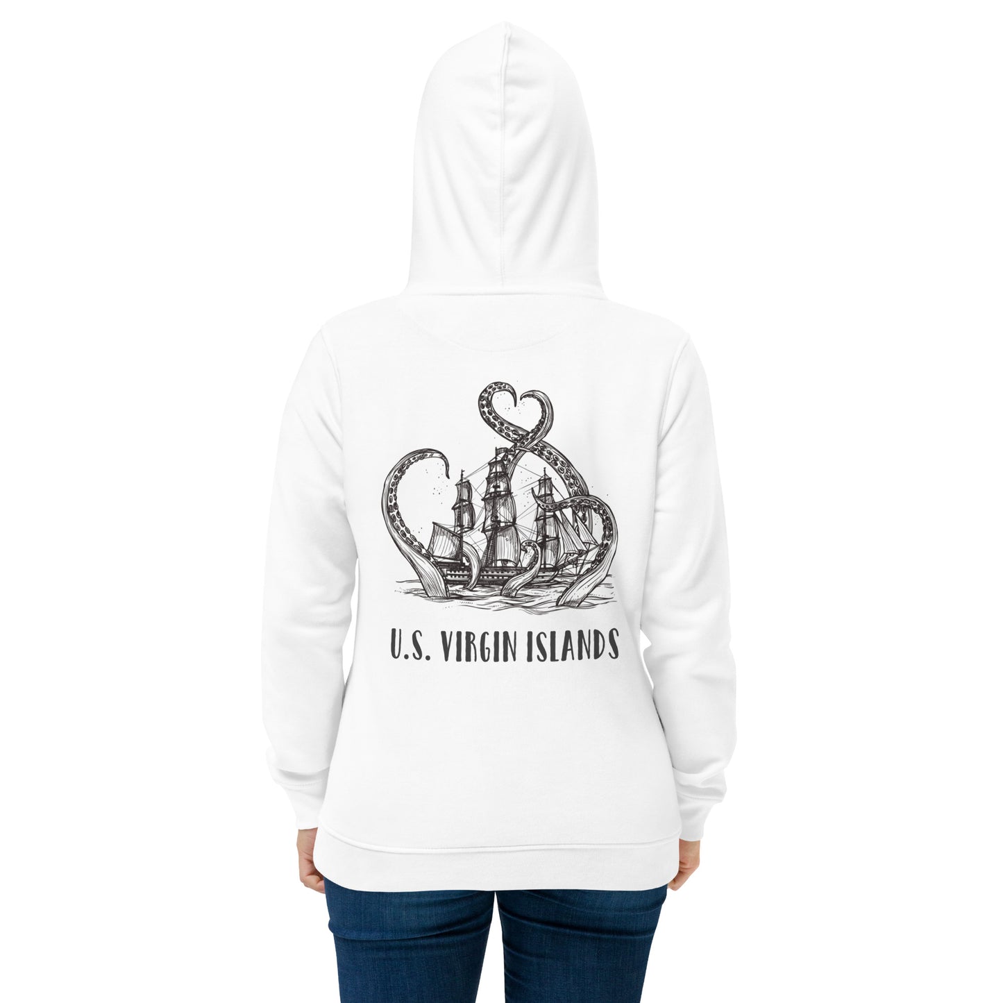 Women's eco fitted hoodie