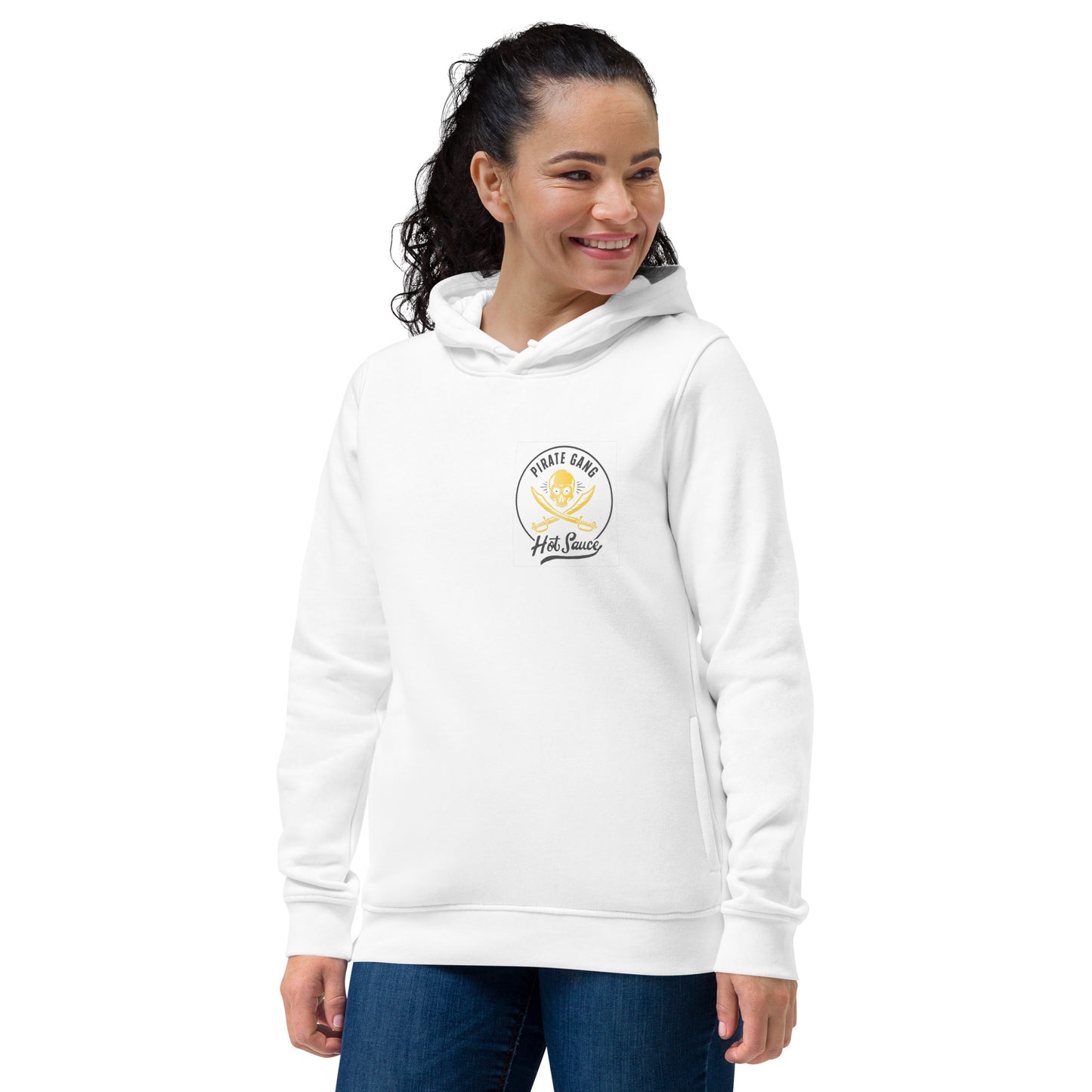 Women's eco fitted hoodie